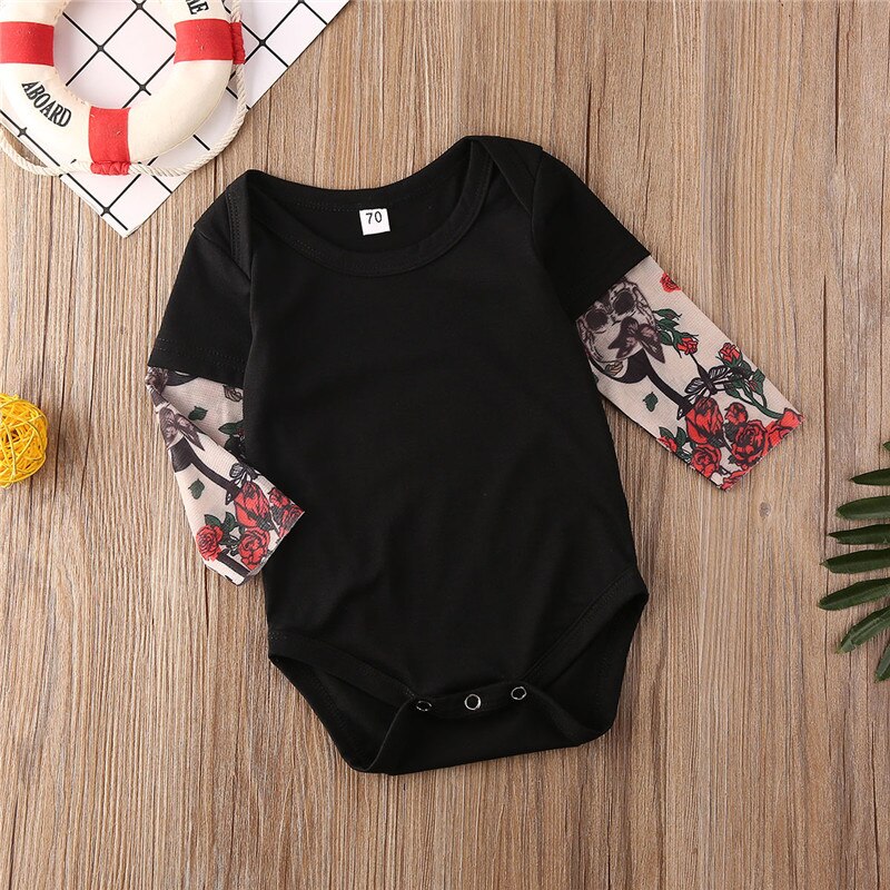 CANIS baby's sets Toddler Newborn Tops T-shirt Kid Baby Boy Girl unisex Bodysuit casual tops long sleeve cotton outfits